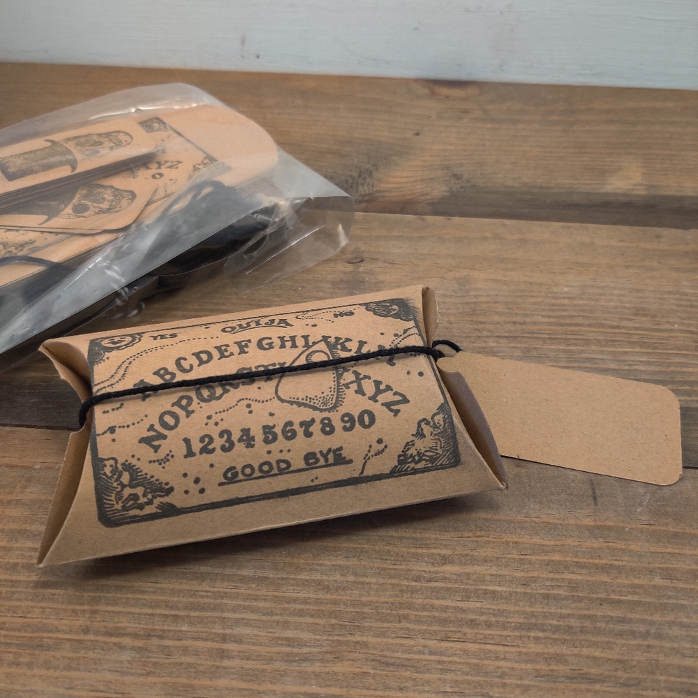 Hand Stamped Halloween Ouija Pillow Gift Pockets (20) - Picture 2 of 6